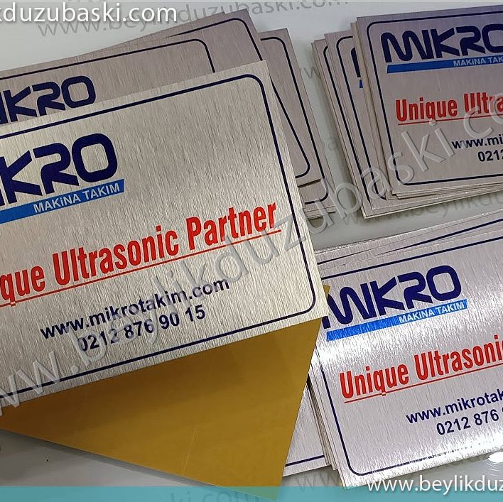 mikro ultrasonic, için yapılan metal, makina metalleridir, kaliteli ürünlerdir, alüminyum, makina etiketleri, metal plaka üretimi