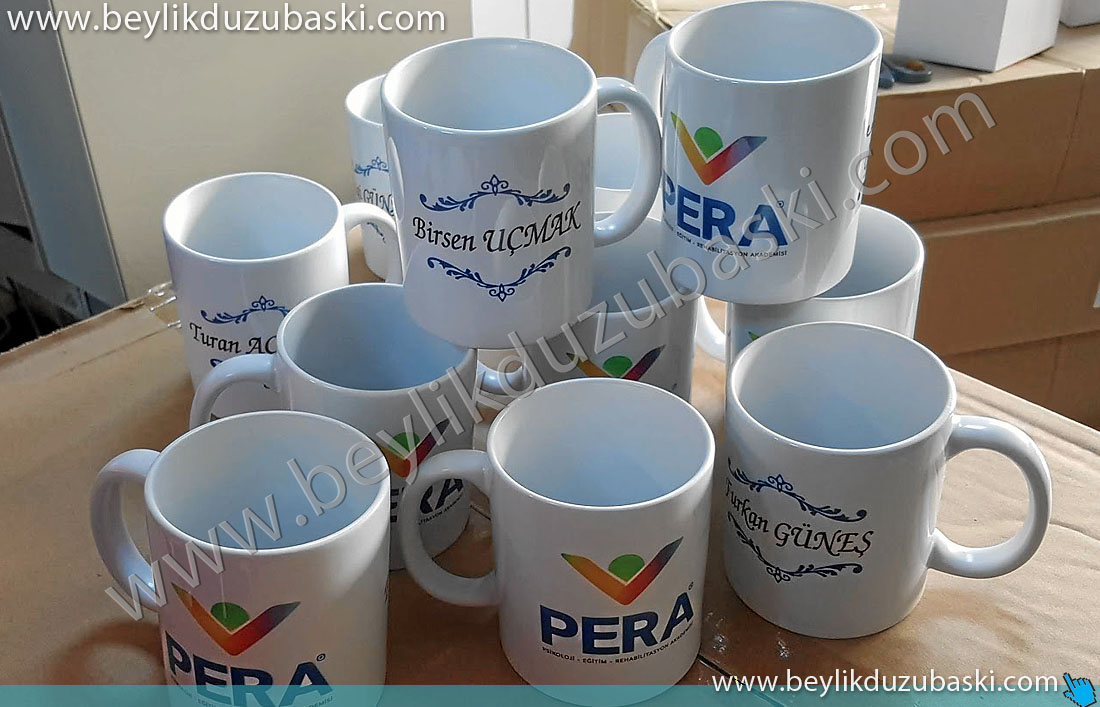 baskılı kupa bardak, beyaz renk ve sihirli kupa baskısı, acil kupa, mug, çay ve kahve kupası, firma logo baskılı, kupa
