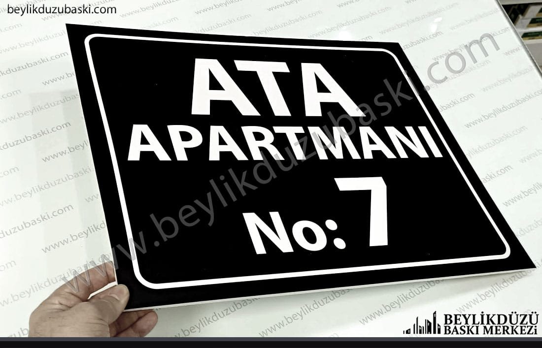 Apartman tabelası, ucuz apartman yazısı, apartman isim ve numara yazılı tabela 30x40 cm ebadında 5 mm plastik, dış mekan dayanıklı, ucuz tabela uygun fiyatlı tabela Apartman tabelası, ucuz apartman yazısı, apartman isim ve numara yazılı tabela 30x40 cm ebadında 5 mm plastik, dış mekan dayanıklı, ucuz tabela uygun fiyatlı tabela
