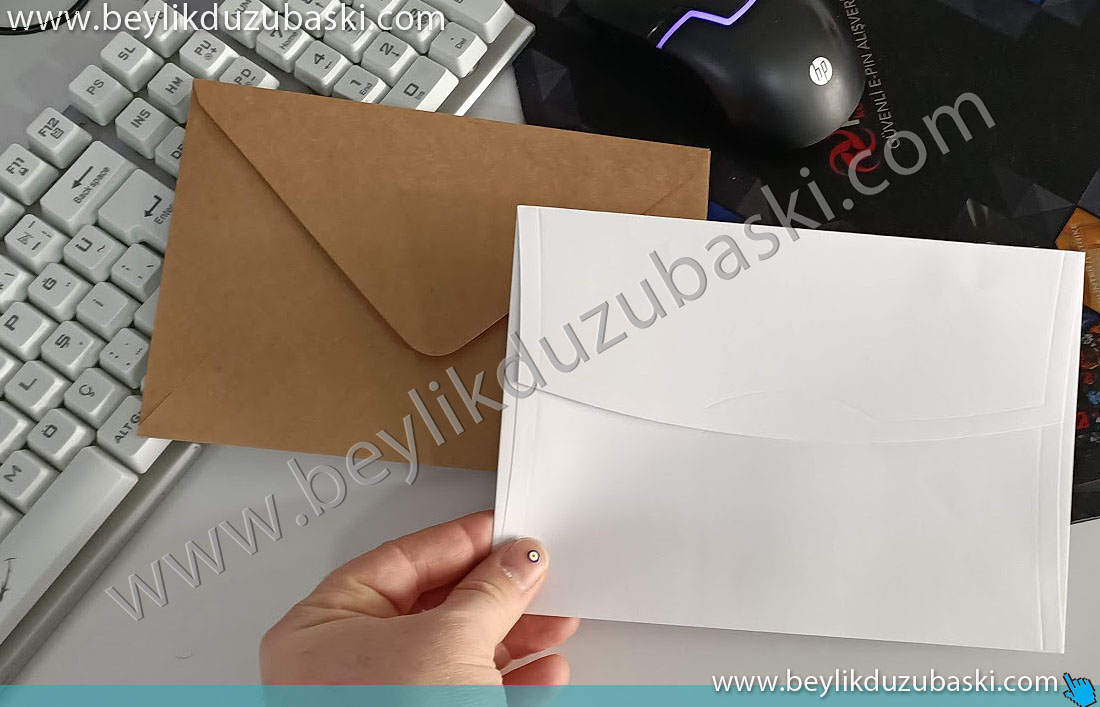 beylikdüzü zarf, kraft zarf, beyaz zarf, davetiye zarfı, çeşitli amaçlara uygun zarf temin edilir, stoktan teslim seçeneği vardır
