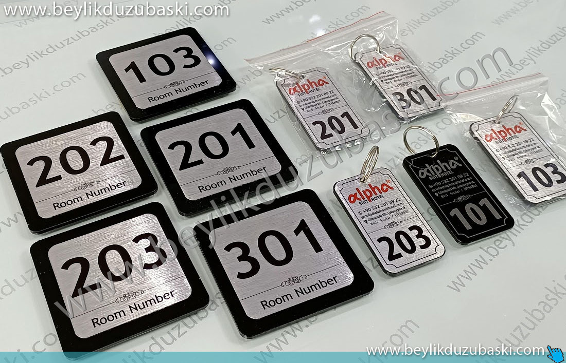 hotel room door number, hotel room keychain, emergency hotel door keychain, quality hotel keychain manufacturing, emergency product printing