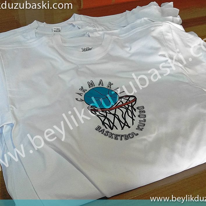 basketbol tshirt baskısı çakmaklı okulu için basketbol t-shirt baskıları