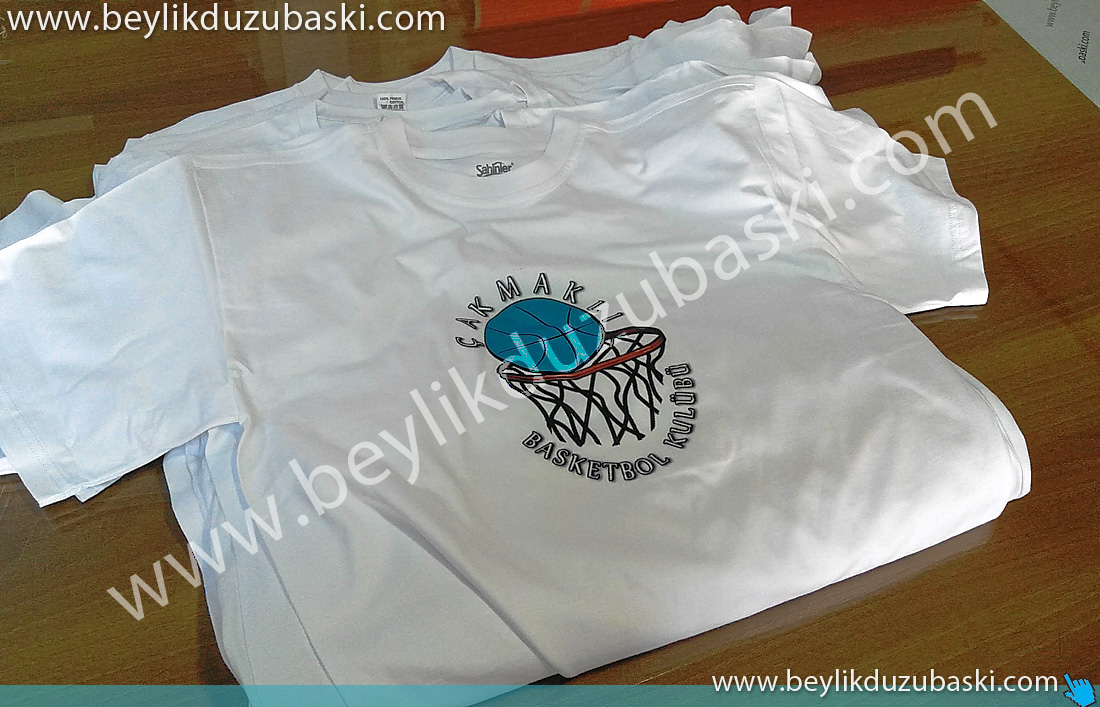 basketbol tshirt baskısı çakmaklı okulu için basketbol t-shirt baskıları