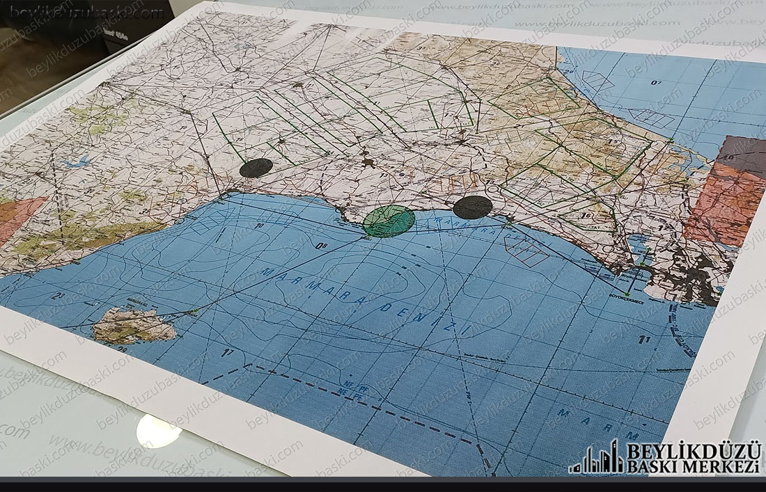 trakya harita baskı, kanvas kumaş üzerine harita baskı, rulo yapılır, katlanır, bez harita, eskitme harita, çeşitli alanlarda kullanmak için, harita baskı