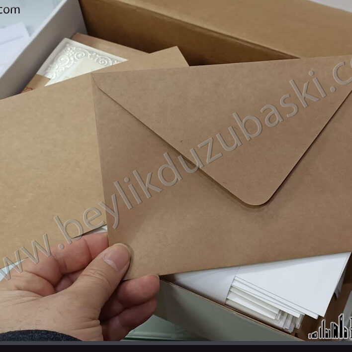 kraft zarf, 14x20 cm kraft zarf, mektup zarfı, davetiye zarfı, beylikdüzü zarf, esenyurt, silivri, hadımköy, zarf çeşitleri