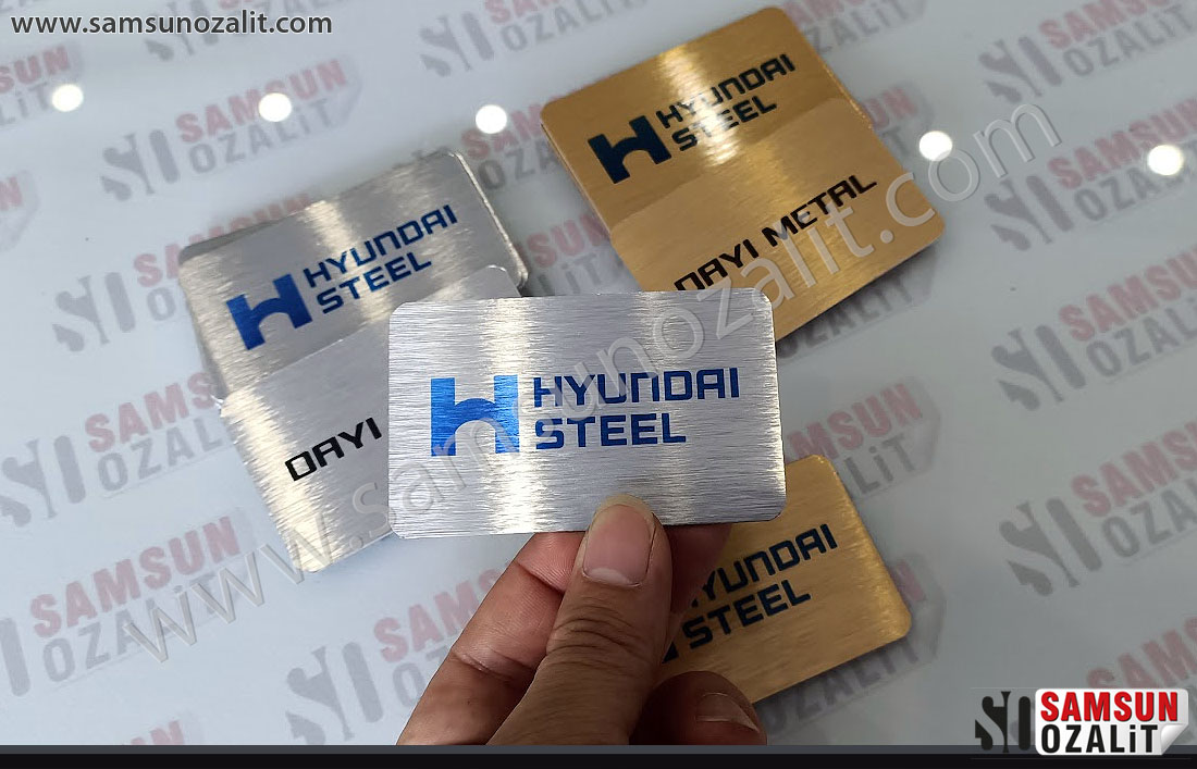 quality metal business card, fast production, same day shipping, small quantity printing, design support, vip business card, different business card, stainless material, writings are scratch-proof, scratch-resistant, protected