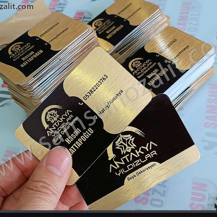 metal business card production, same day shipping, design support is provided, fast production, stainless metal business card, 1mm thick product
