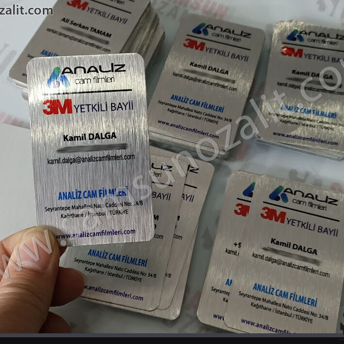 metal business card, stainless business card, aluminum business card printing, quality product, quality printing, we have design support, same day production, single and double sided printing available