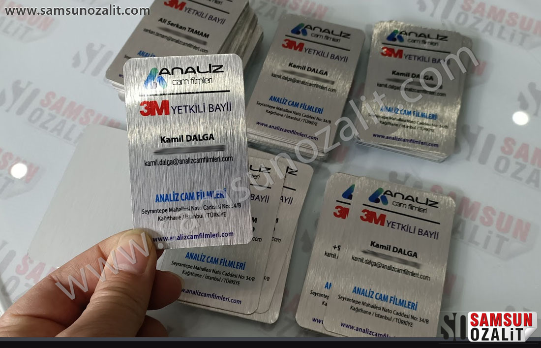metal business card, stainless business card, aluminum business card printing, quality product, quality printing, we have design support, same day production, single and double sided printing available
